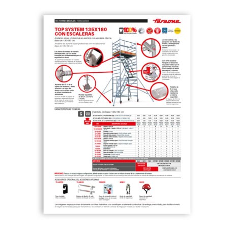 FICHA TÉCNICA | TS ESCALERAS